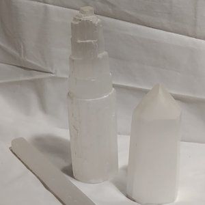 Selenite Crystal Trio